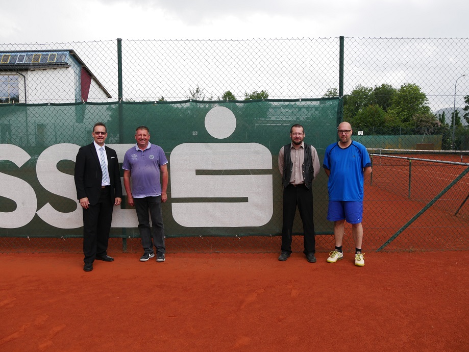 Bild Sparkasse - Tennisblende